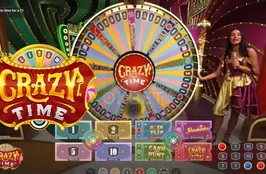 Evolution Crazy Time live game show